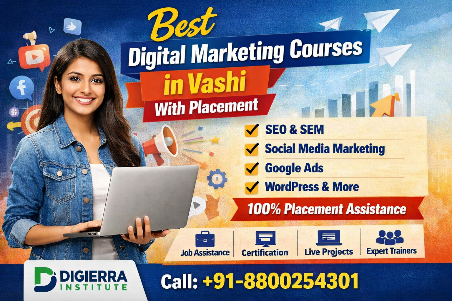 Best Digital Marketing Courses in Vashi With Placement