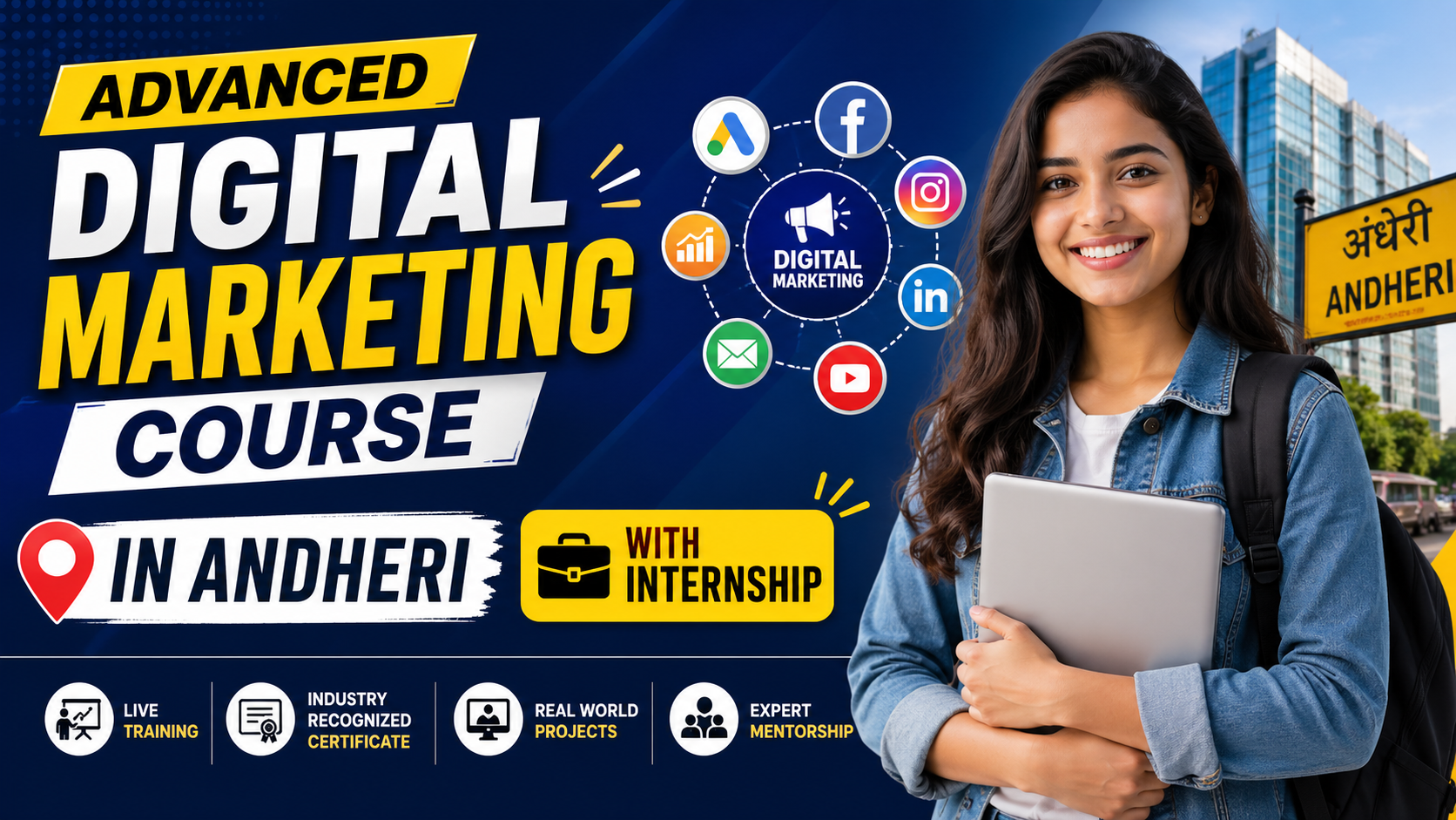 Advanced Digital Marketing Course in Andheri with Internship